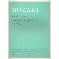 Sonate C-Dur KV545 für Klavier