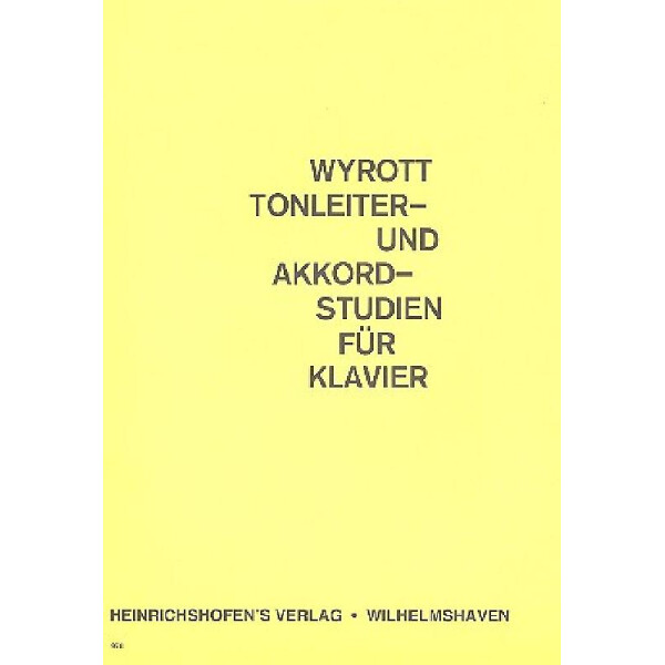 Tonleiter- und Akkordstudien