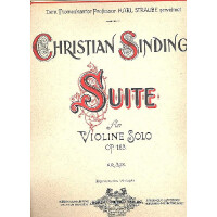 Suite op.123 für Violine solo