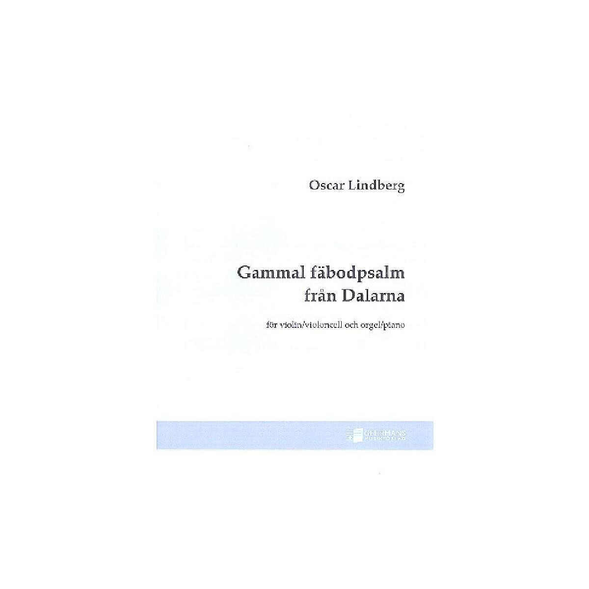 Gammal Fäbodpsalm fran Dalarna box