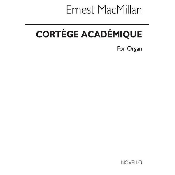 Cortège académique for organ