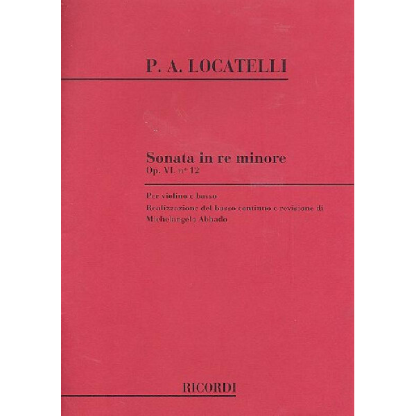 Sonata re minore op.6,12