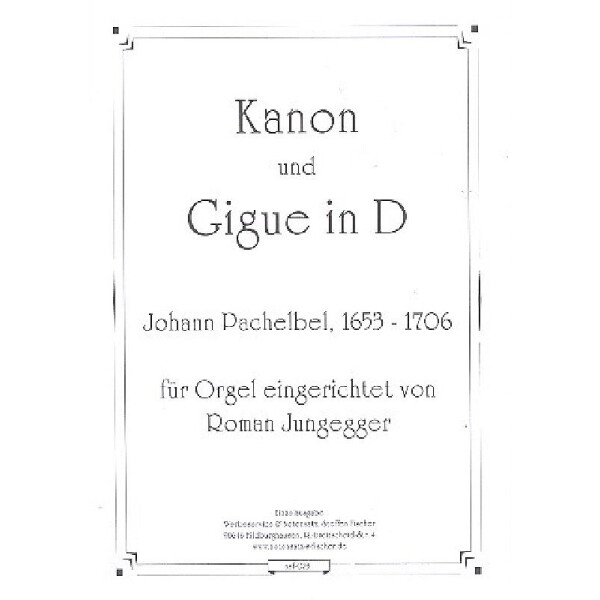 Kanon und Gigue