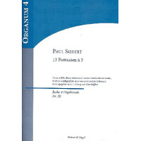 13 Fantasien a 3  für Orgel