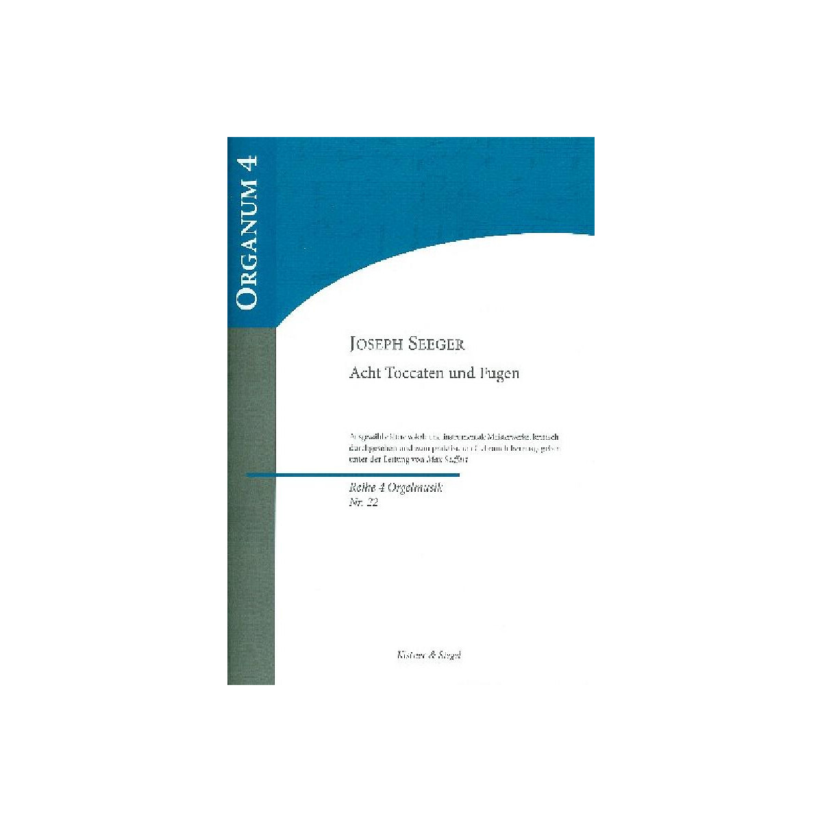 8 Toccaten und Fugen für Orgel box