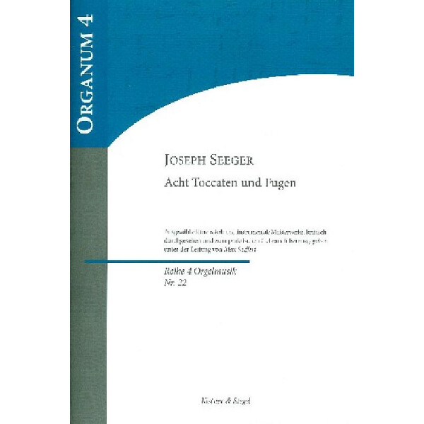8 Toccaten und Fugen für Orgel