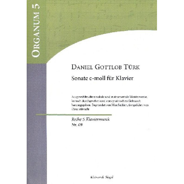 Sonate e-Moll für Klavier