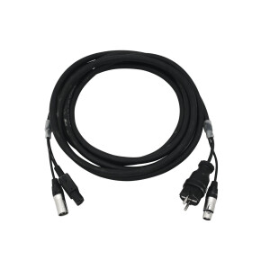 Psso combination cable protective contact/XLR 5m