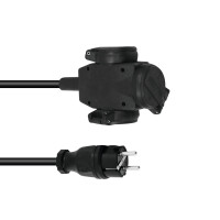 Psso Verlängerung 3x1,5 3m 3-fach sw