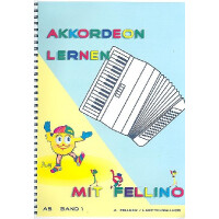 Akkordeon lernen mit Fellino Band 1