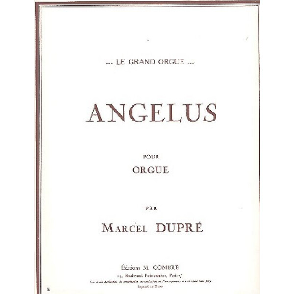 Angelus pour orgue
