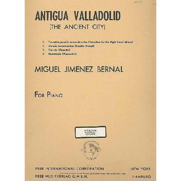 Antigua Valladolid for piano