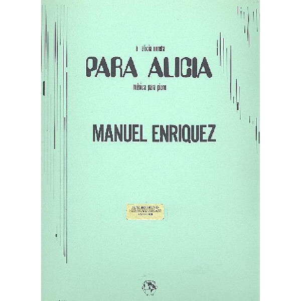 Para Alicia para piano