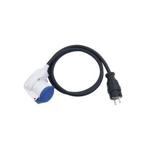 Psso adapter cable protective contact (M)/CEE 2.5 90°