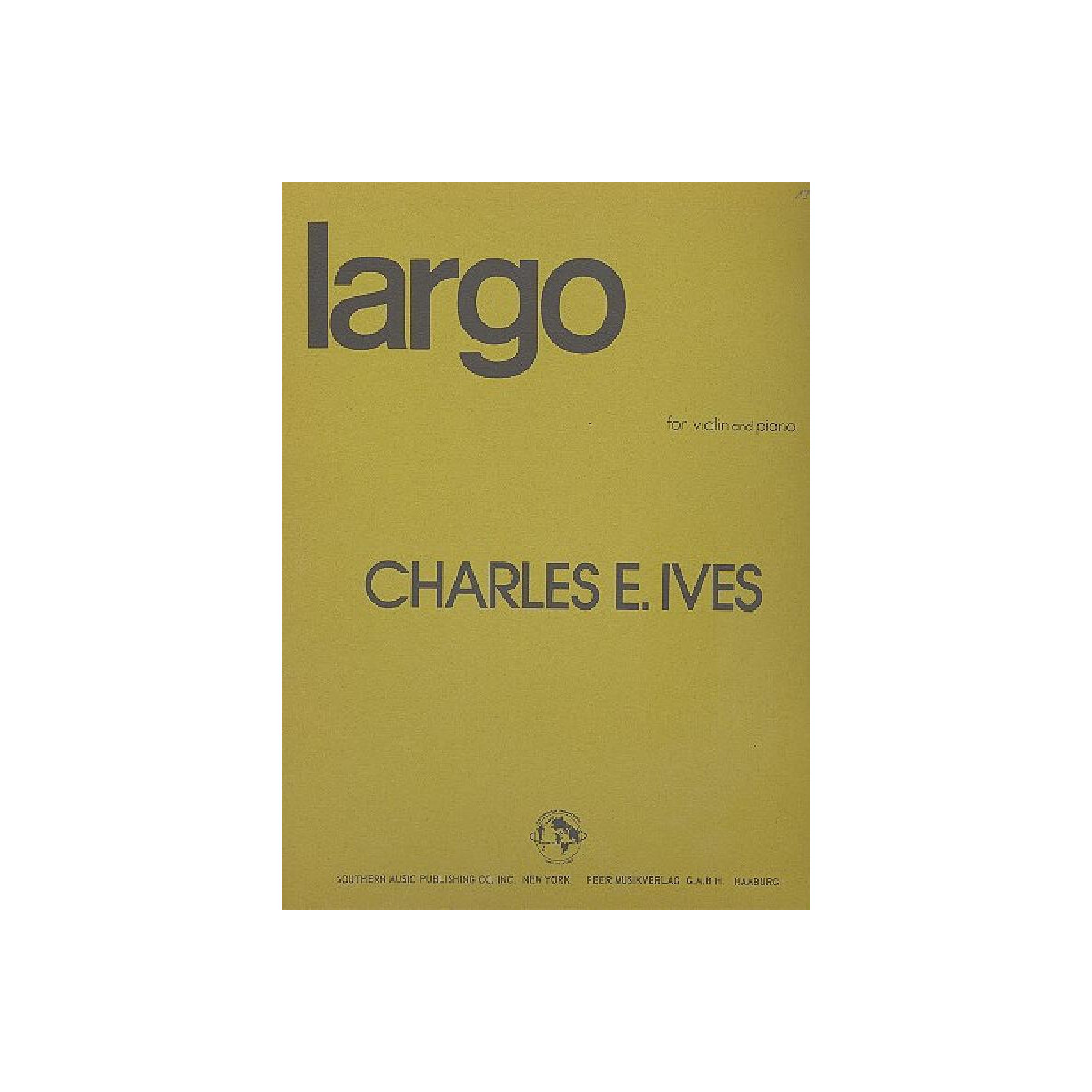 Largo for violin and piano