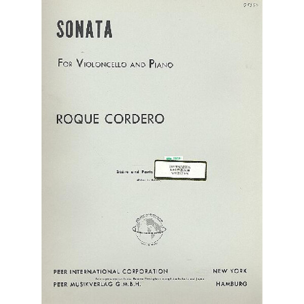Sonata for violoncello and piano