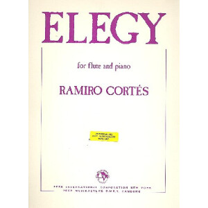 Elegy for flute and piano