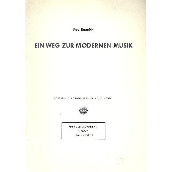 Ein Weg zur modernen Musik