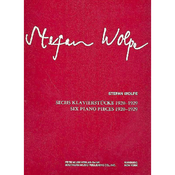 6 Klavierstücke (1920-1929)