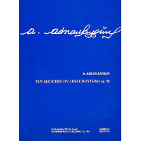 10 Sketches on Aksak Rhythms op.58