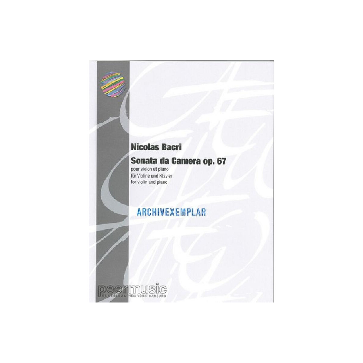 Sonata da camera op.67 box