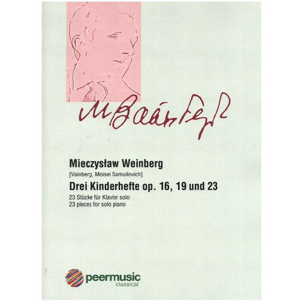 3 Kinderhefte op.16, op.19 und op.23