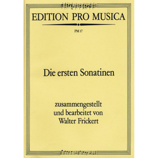 Die ersten Sonatinen