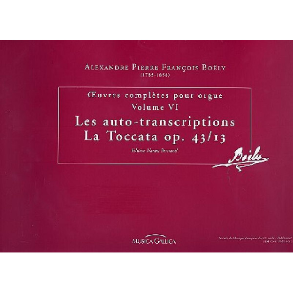 Les auto-transcriptions / La Toccata op.43/13