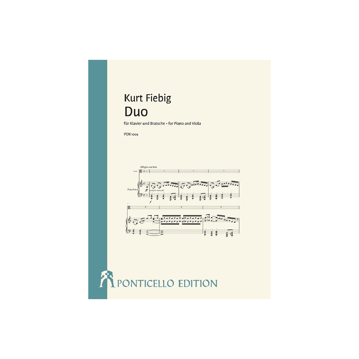 Duo für Klavier und Bratsche box