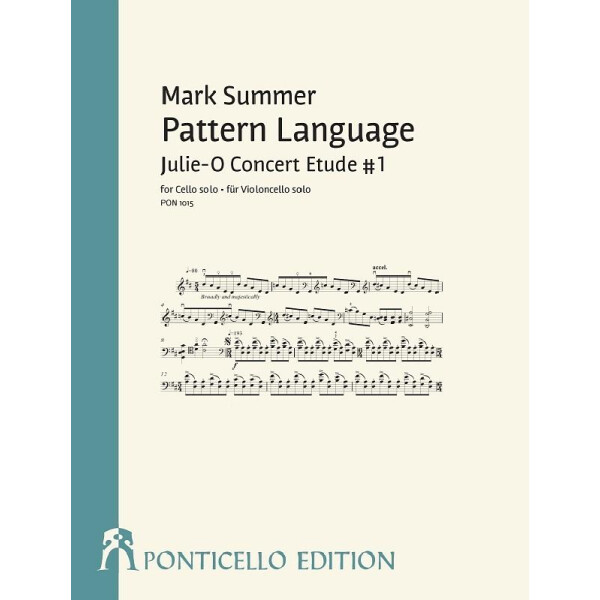 Pattern Language - Julie-O Concert Etude no.1