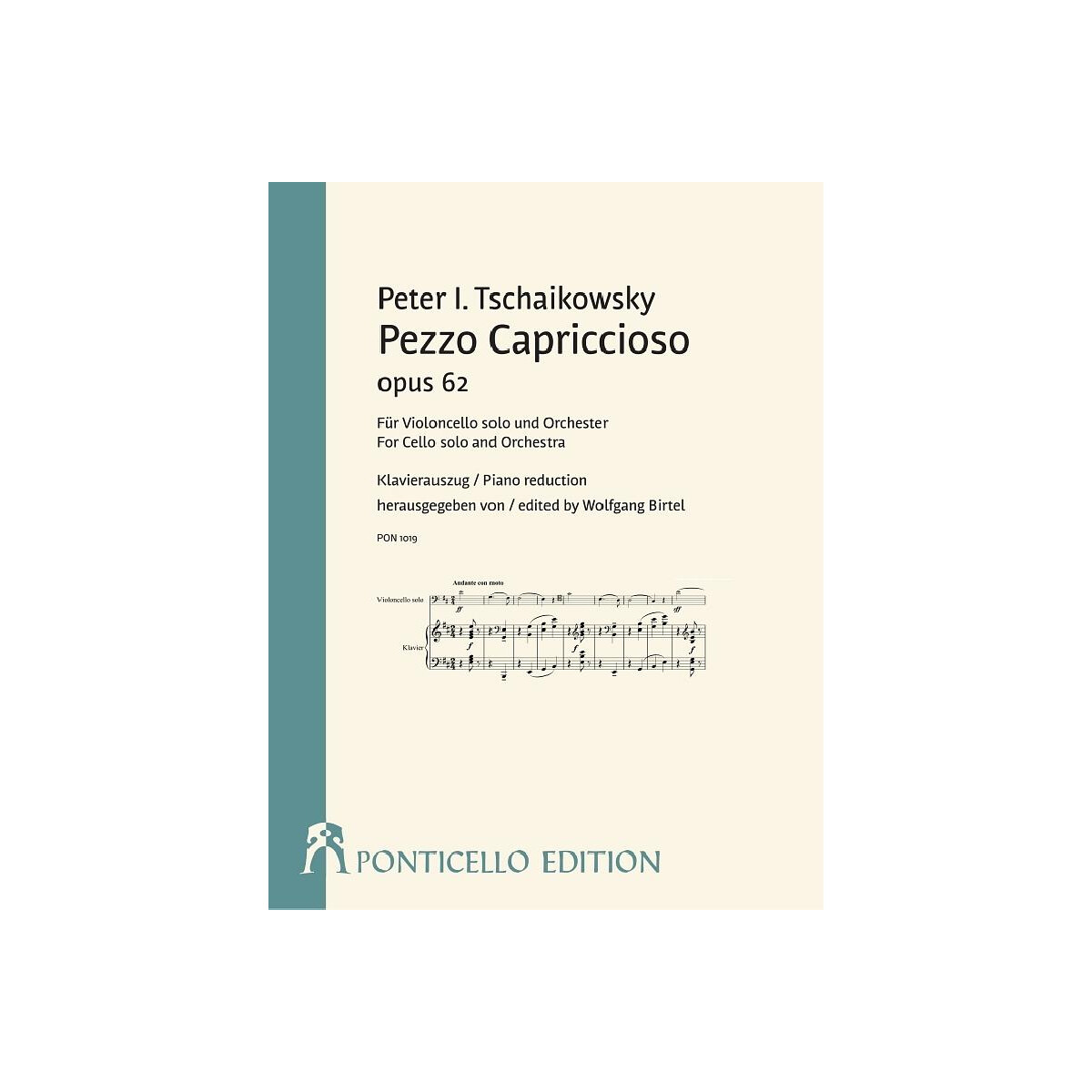 Pezzo capriccioso op.62 für Violonc box