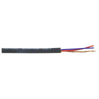 Omnitronic Mikrofonkabel 2x0,22 100m sw + Steckerset