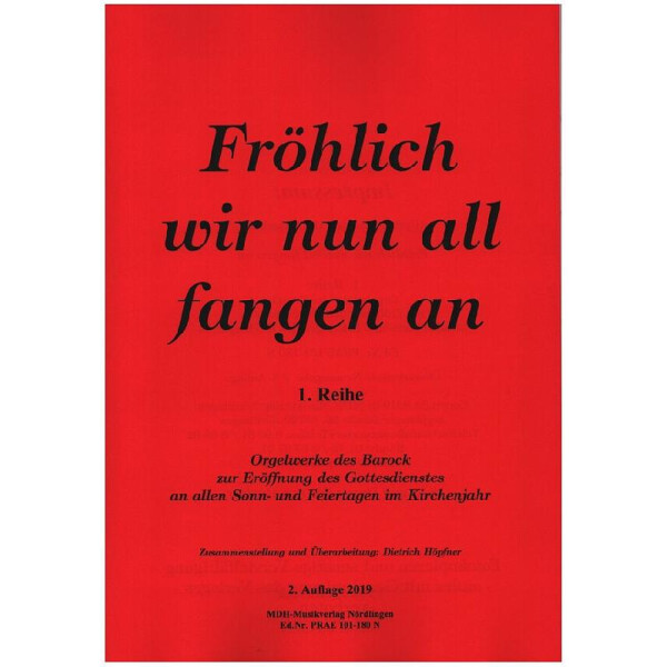 Fröhlich wir nun all fangen an