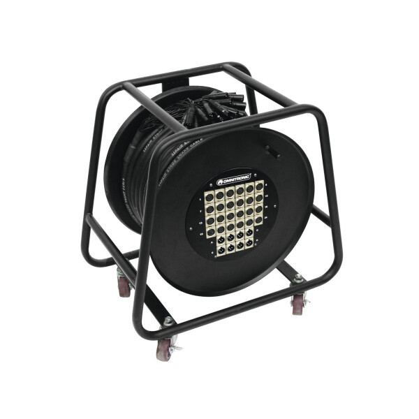 Omnitronic Multicore Stagebox 24/8 30m Trommel