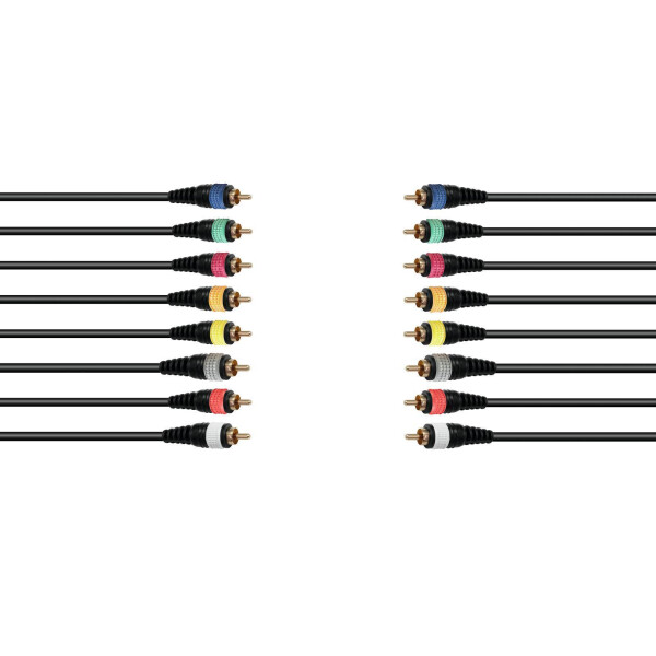 Omnitronic Snake-Kabel 8xCinch/8xCinch 15m