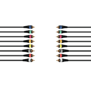 Omnitronic Snake-Kabel 8xCinch/8xCinch 15m