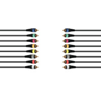 Omnitronic Snake-Kabel 8xCinch/8xCinch 15m