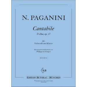 Cantabile D-Dur op.17 f&uuml;r