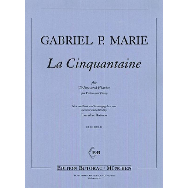 La cinquantaine für Violine und Klavier