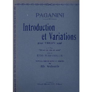 Introduction et variations sur Nel cor più