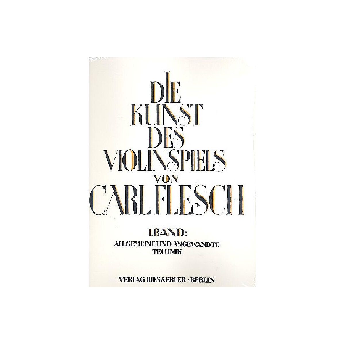 Die Kunst des Violinspiels Band 1