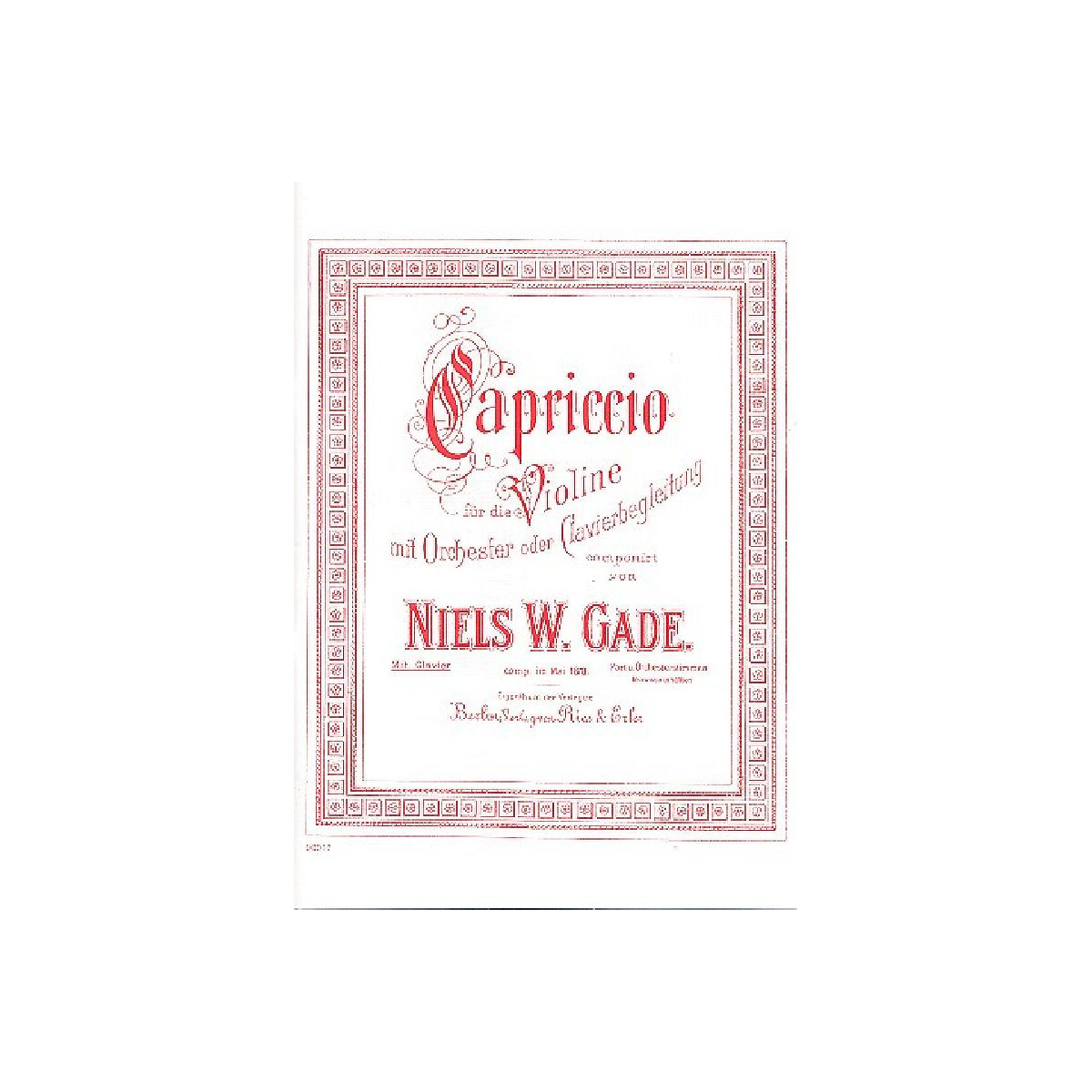 Capriccio für Violine und