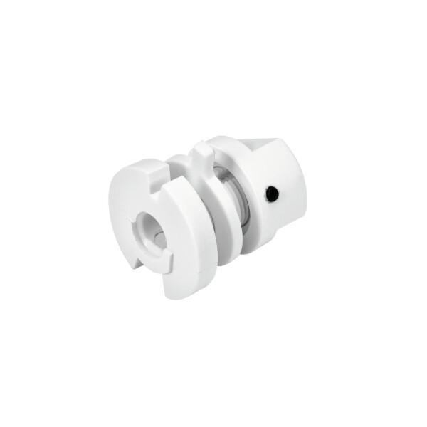 EUTRAC Montagenippel für Stromschienenadapter, weiß