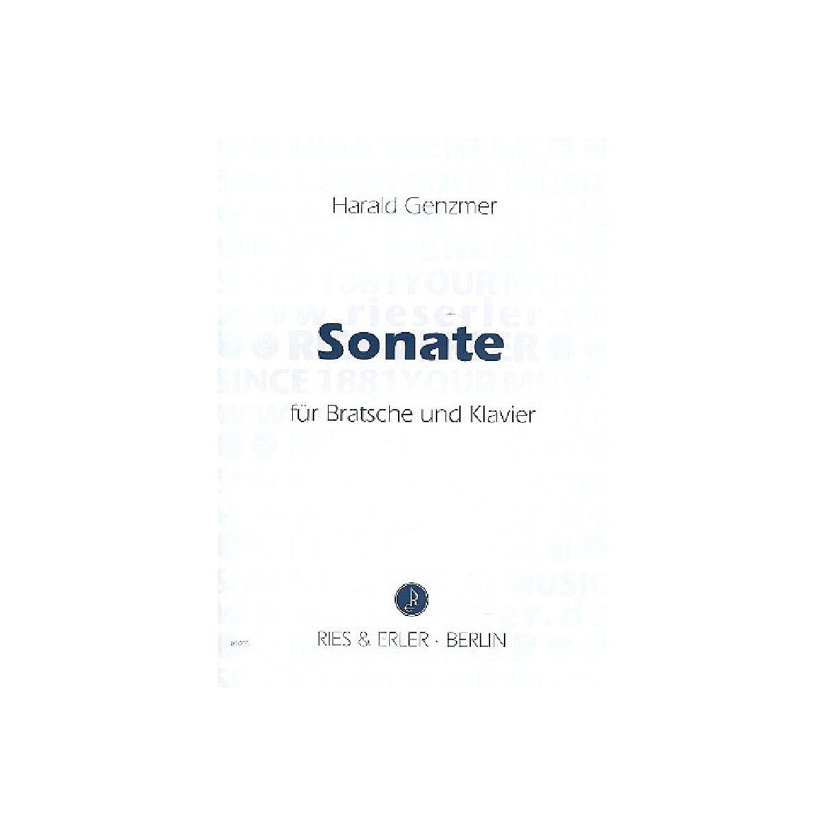 Sonate für Viola und Klavier box