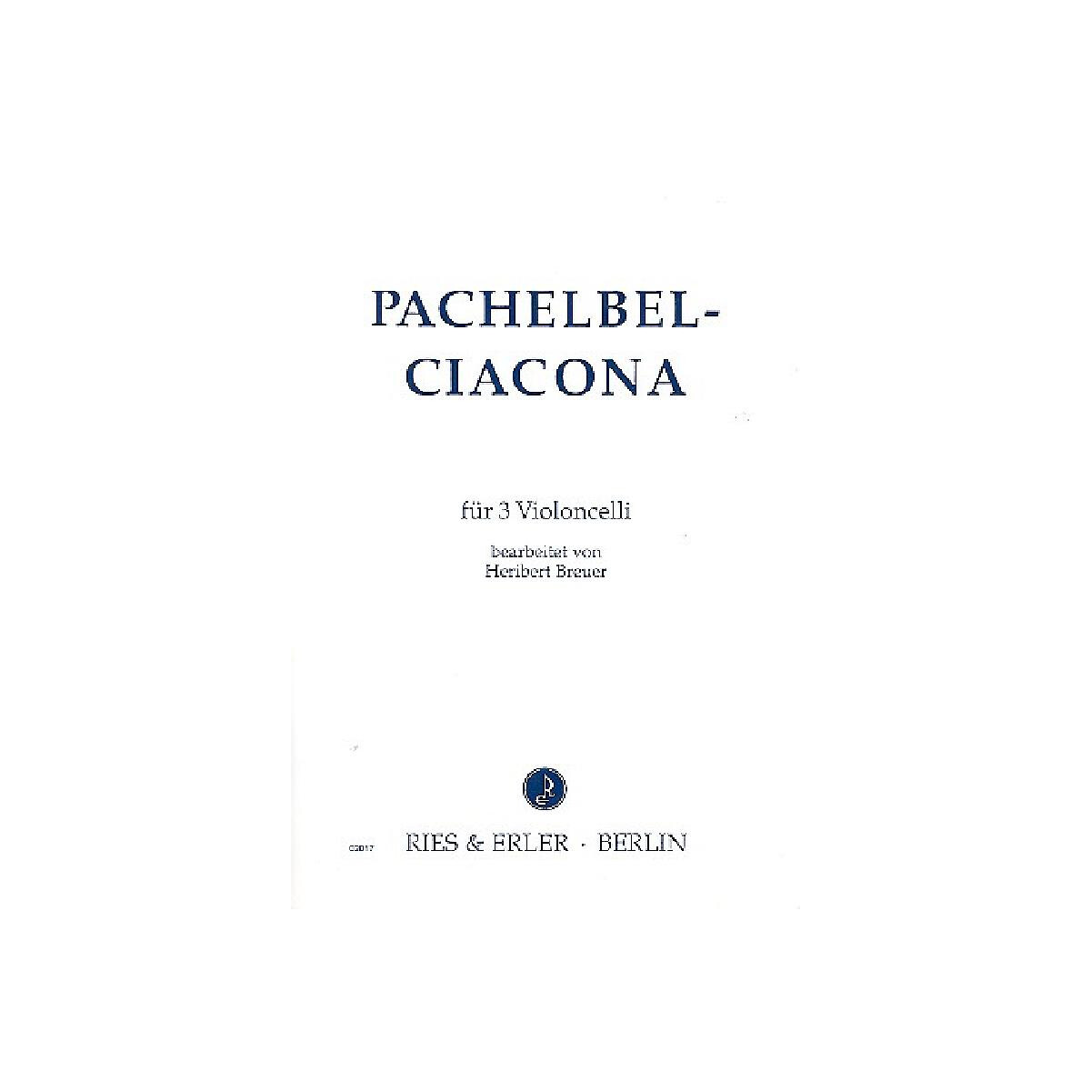 Ciacona für 3 Violoncelli box