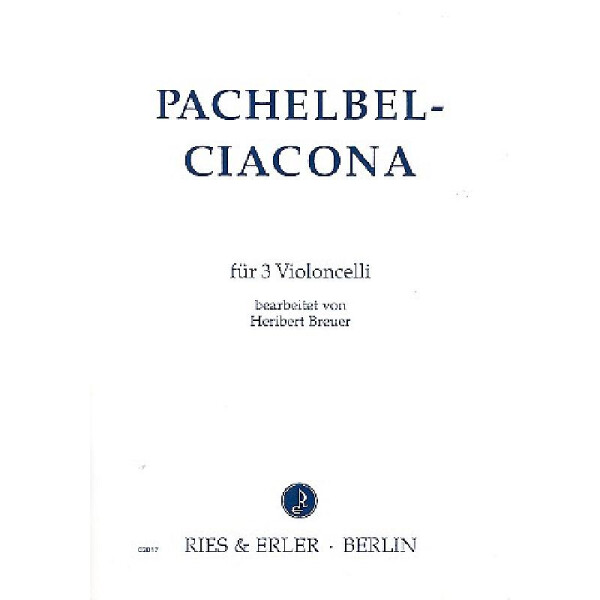 Ciacona für 3 Violoncelli