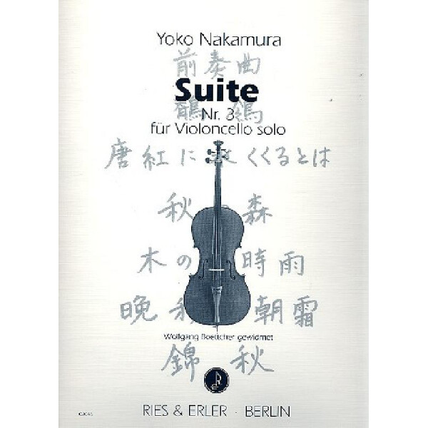 Suite Nr.3 für Violoncello