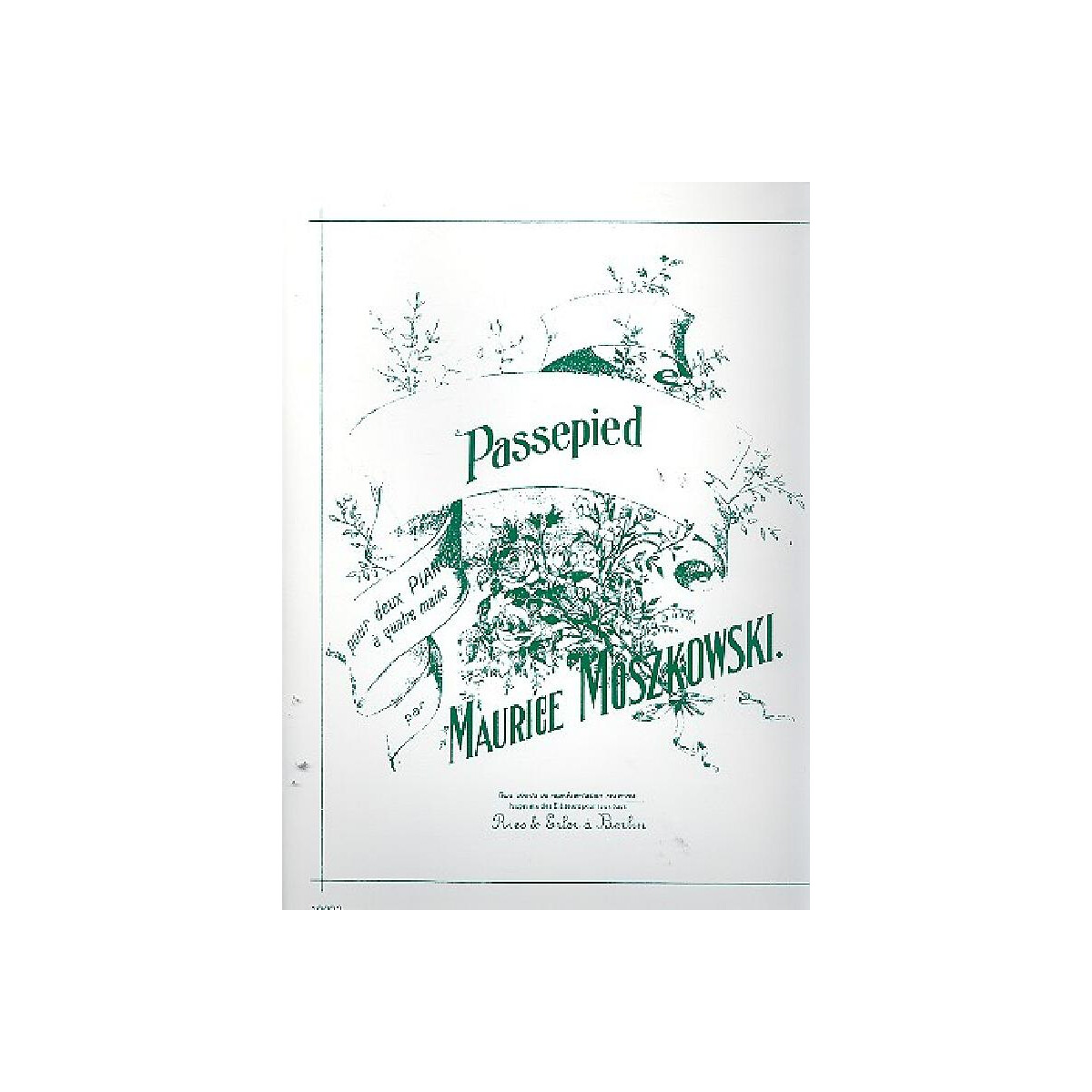 Passepied für 2 Klaviere box