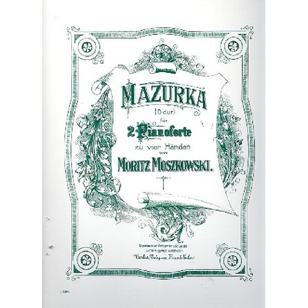 Mazurka D-Dur für 2 Klaviere