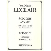 Sonates en trio op.4 vol.1